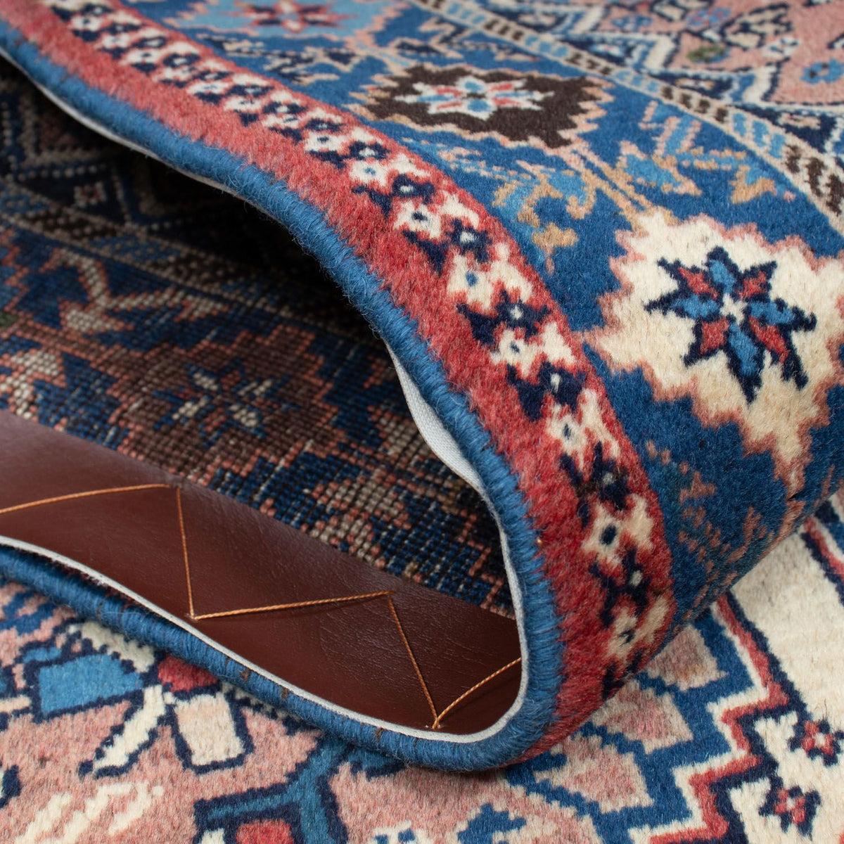 Persisk tæppe - Nomadisk - 188 x 80 cm - lysrød