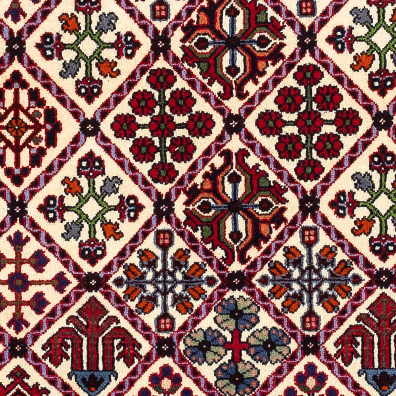 Persisk tæppe - Nomadisk - 146 x 112 cm - mørkerød