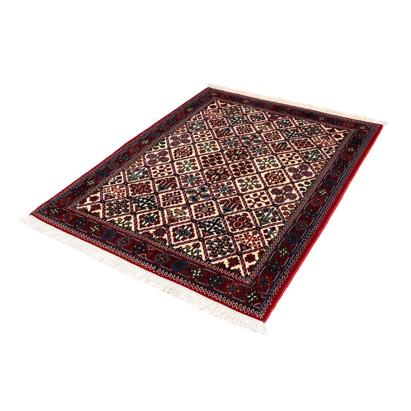 Persisk tæppe - Nomadisk - 146 x 112 cm - mørkerød