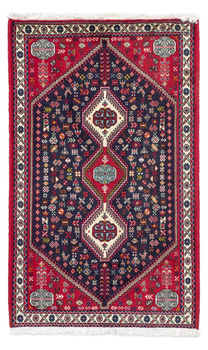 Persisk tæppe - Nomadisk - 128 x 76 cm - mørkeblå