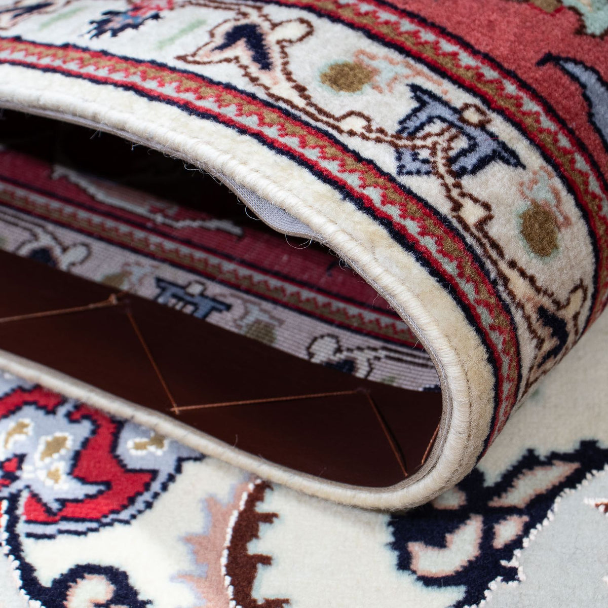 Persisk tæppe - Tabriz - Royal - 198 x 152 cm - beige