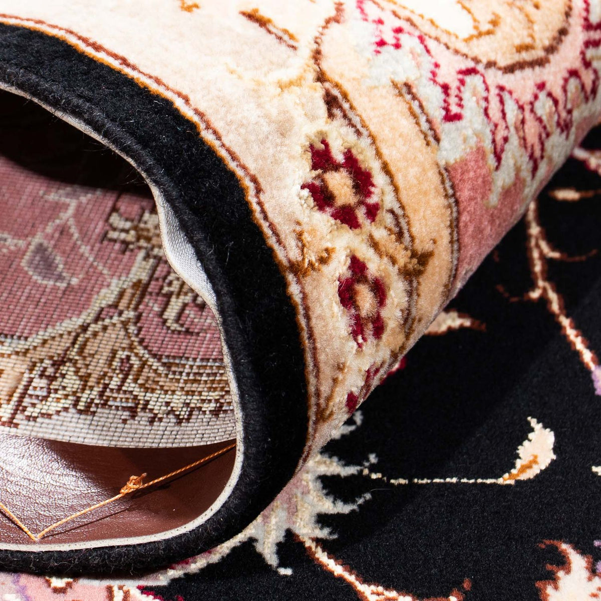 Persisk tæppe - Tabriz - Royal - 236 x 165 cm - mørkeblå