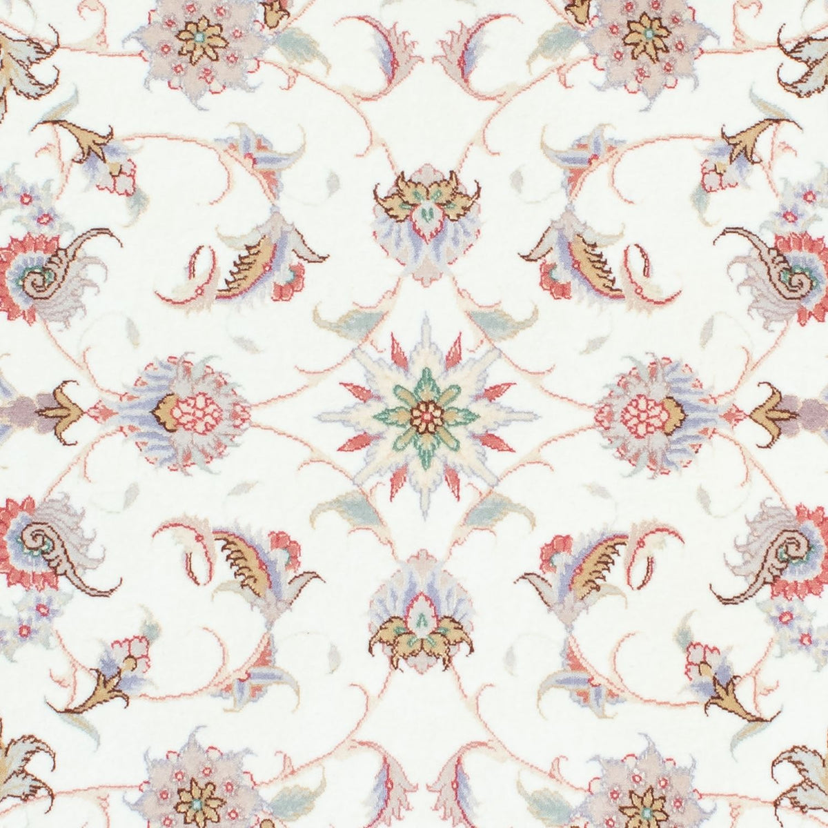 Løber Persisk tæppe - Tabriz - Royal - 196 x 100 cm - beige