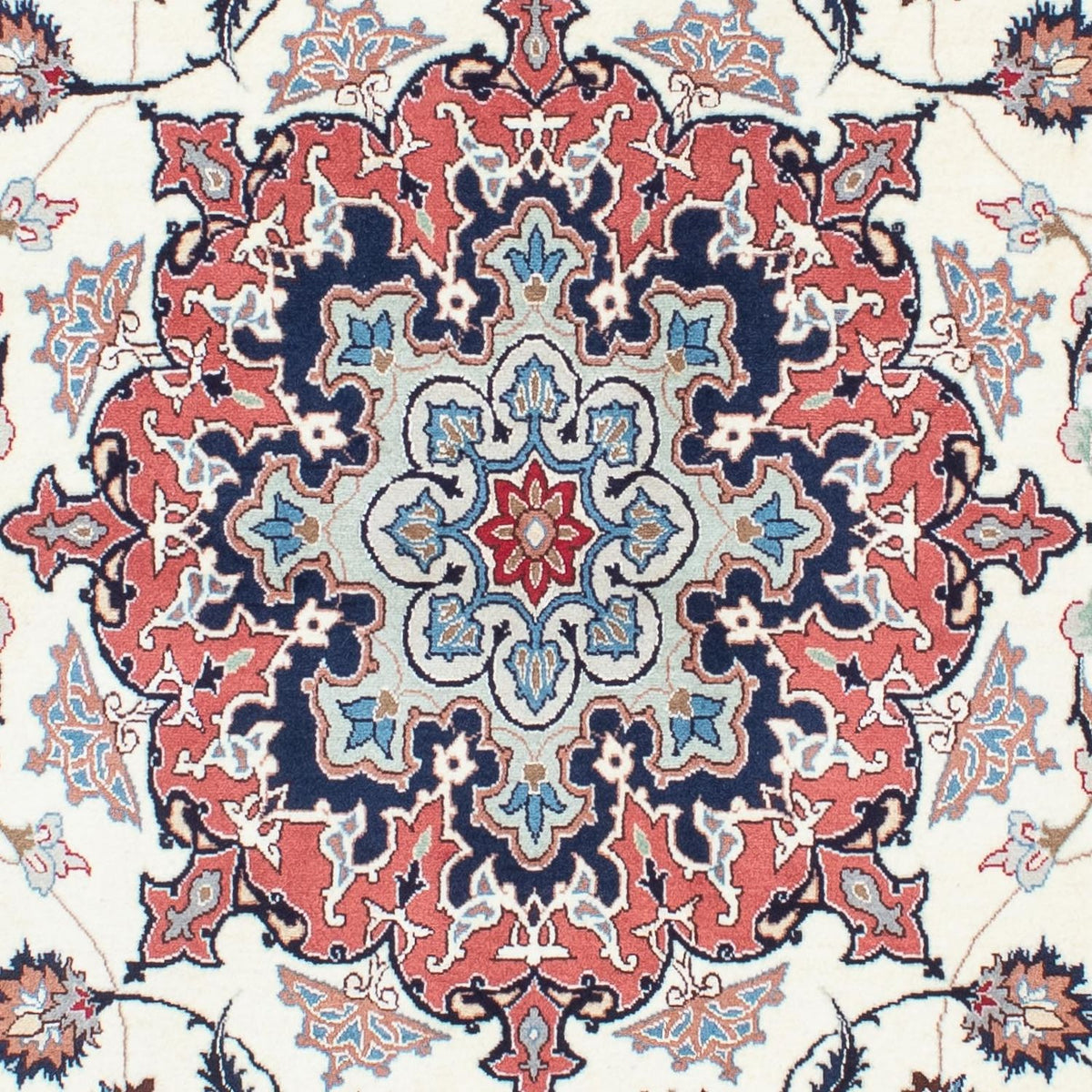 Persisk tæppe - Tabriz - Royal - 198 x 151 cm - beige