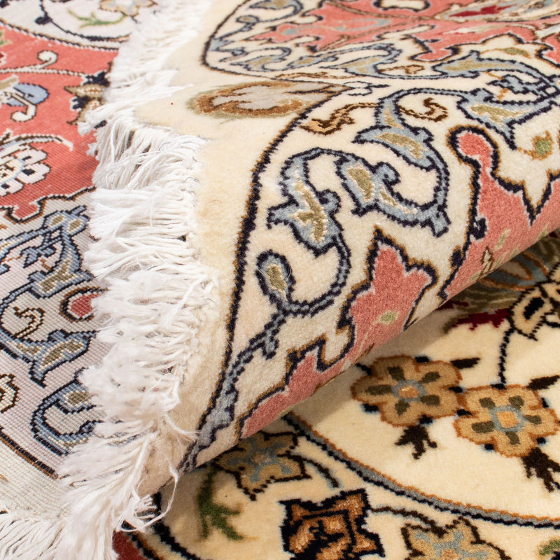 Persisk tæppe - Tabriz - Royal rundt  - 242 x 242 cm - beige