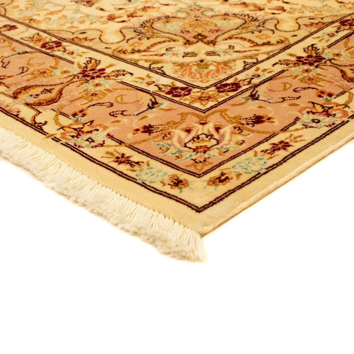 Persisk tæppe - Tabriz - Royal - 147 x 102 cm - beige