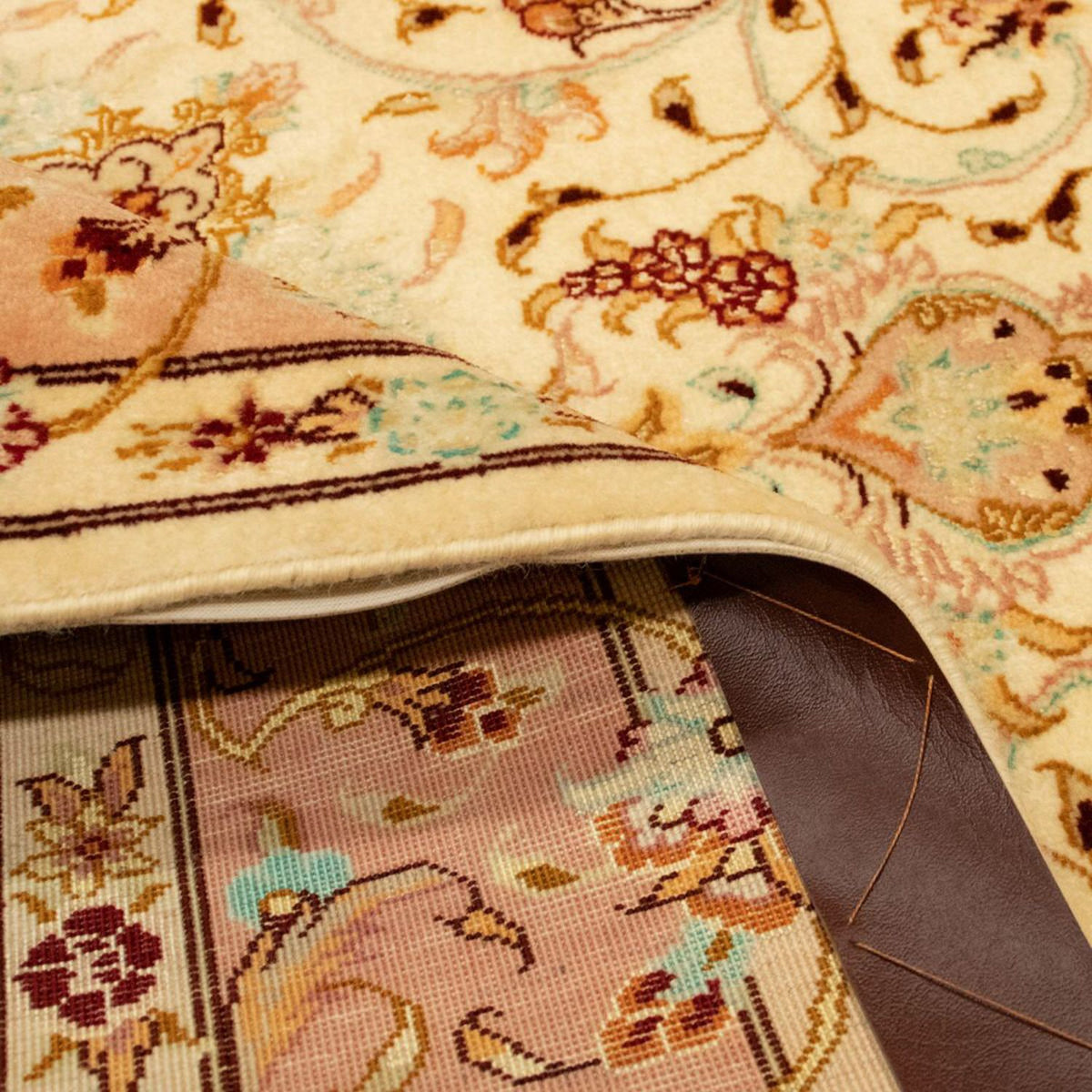 Persisk tæppe - Tabriz - Royal - 147 x 102 cm - beige