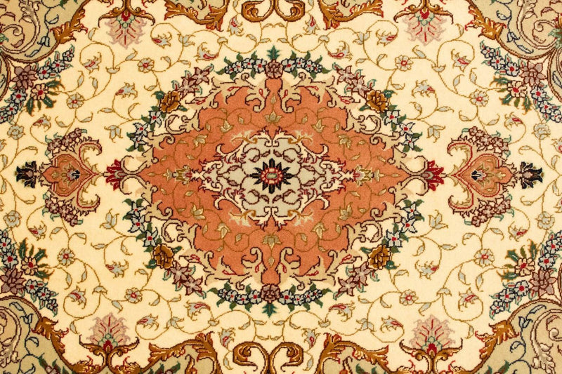 Persisk tæppe - Tabriz - Royal - 150 x 101 cm - beige