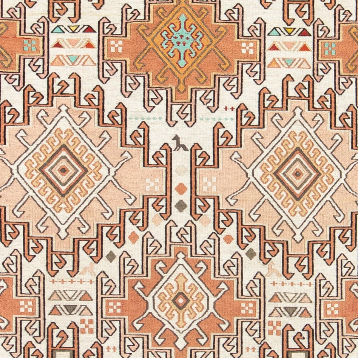 Persisk tæppe - Nomadisk - 149 x 102 cm - beige