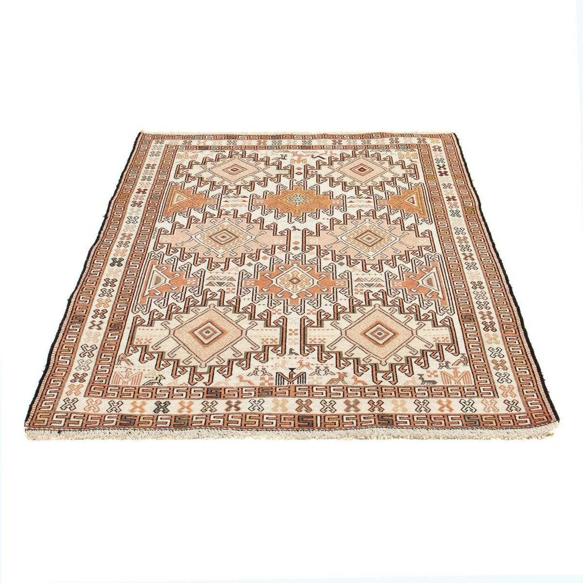 Persisk tæppe - Nomadisk - 149 x 102 cm - beige