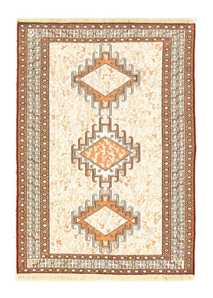 Persisk tæppe - Nomadisk - 149 x 102 cm - beige