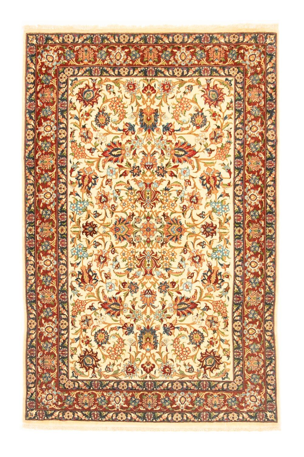 Persisk tæppe - Ghom - 160 x 102 cm - beige