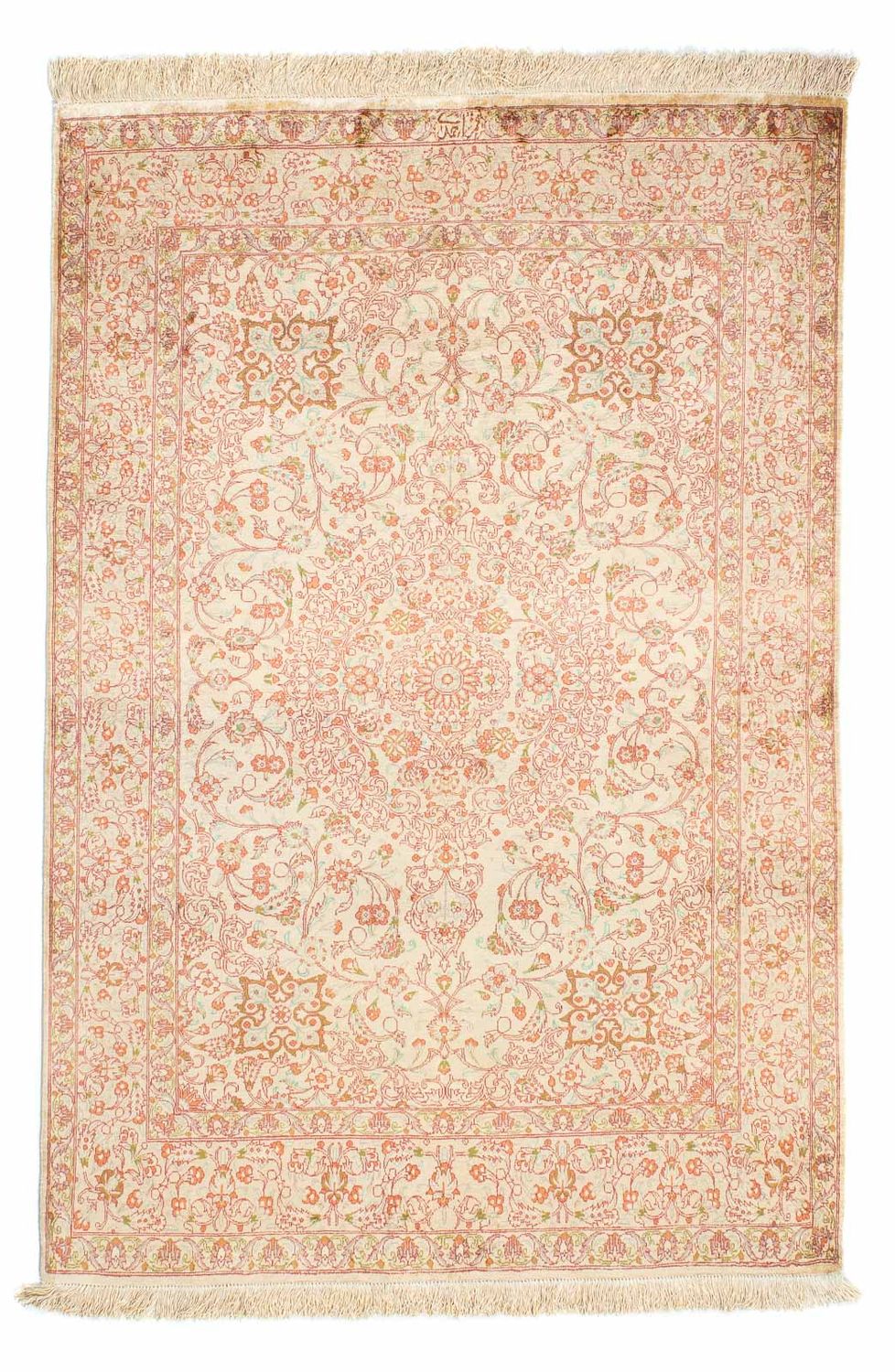 Persisk tæppe - Ghom - 146 x 98 cm - beige