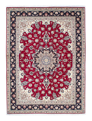 Persisk tæppe - Tabriz - Royal - 204 x 151 cm - mørkerød