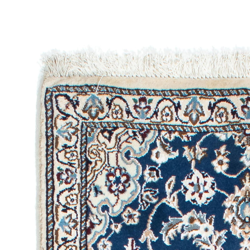 Løber Persisk tæppe - Nain - Royal - 190 x 62 cm - mørkeblå