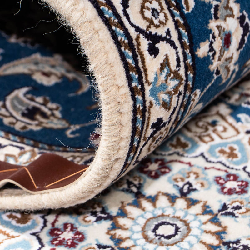 Løber Persisk tæppe - Nain - Royal - 190 x 62 cm - mørkeblå