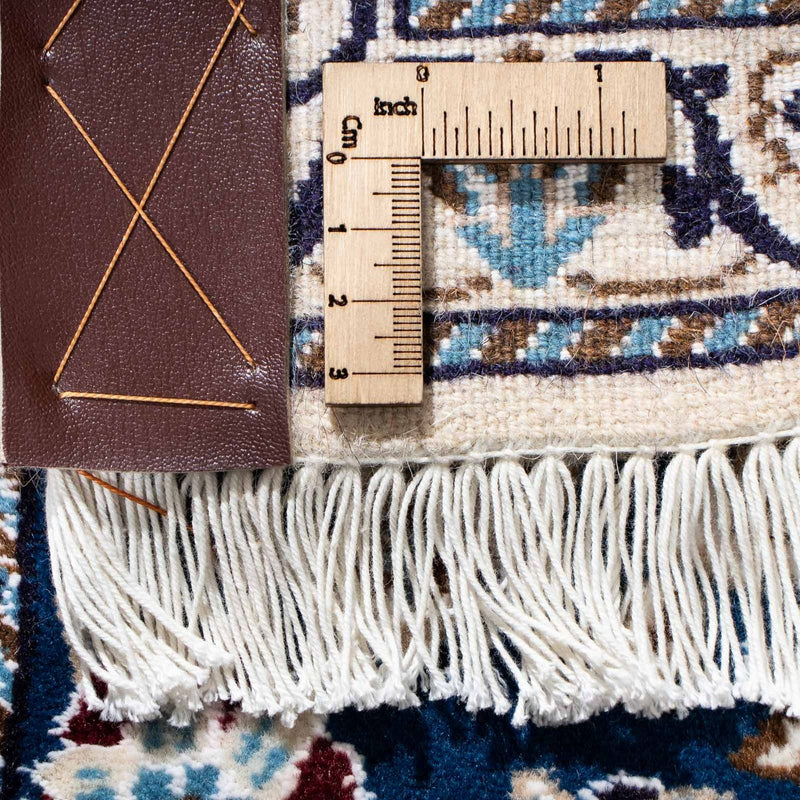 Løber Persisk tæppe - Nain - Royal - 190 x 62 cm - mørkeblå