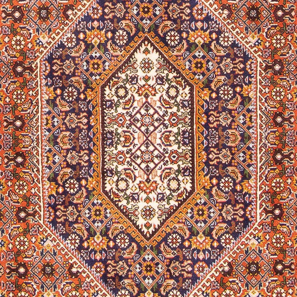 Persisk tæppe - Bijar - 172 x 105 cm - blå