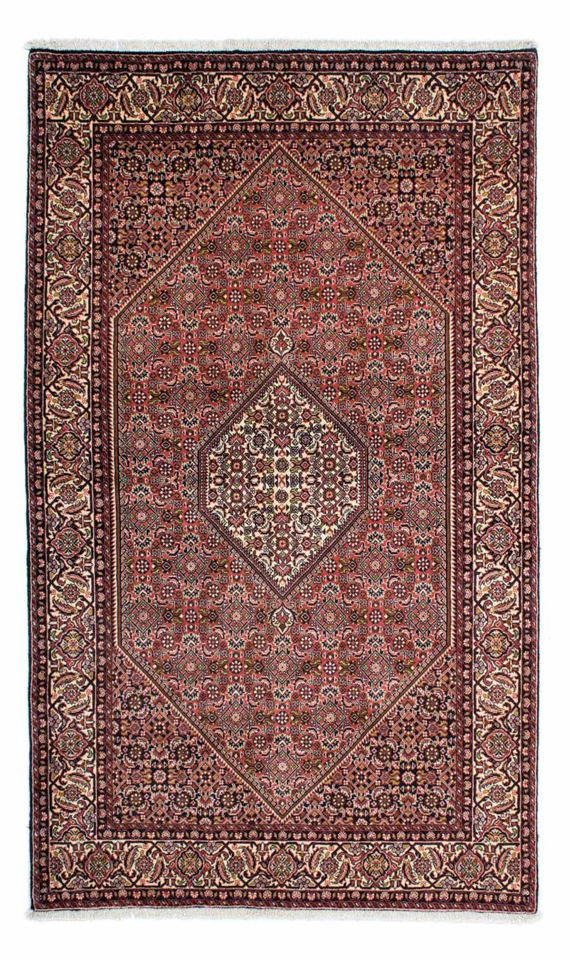 Persisk tæppe - Bijar - 240 x 140 cm - lysrød
