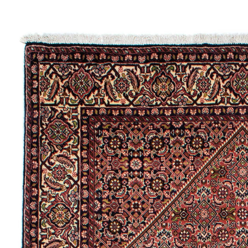 Persisk tæppe - Bijar - 240 x 140 cm - lysrød