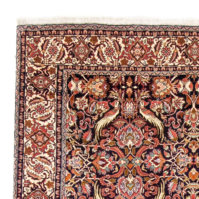 Persisk tæppe - Bijar - 239 x 171 cm - mørkeblå