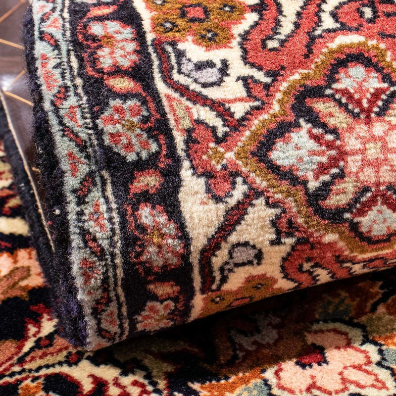 Persisk tæppe - Bijar - 239 x 171 cm - mørkeblå