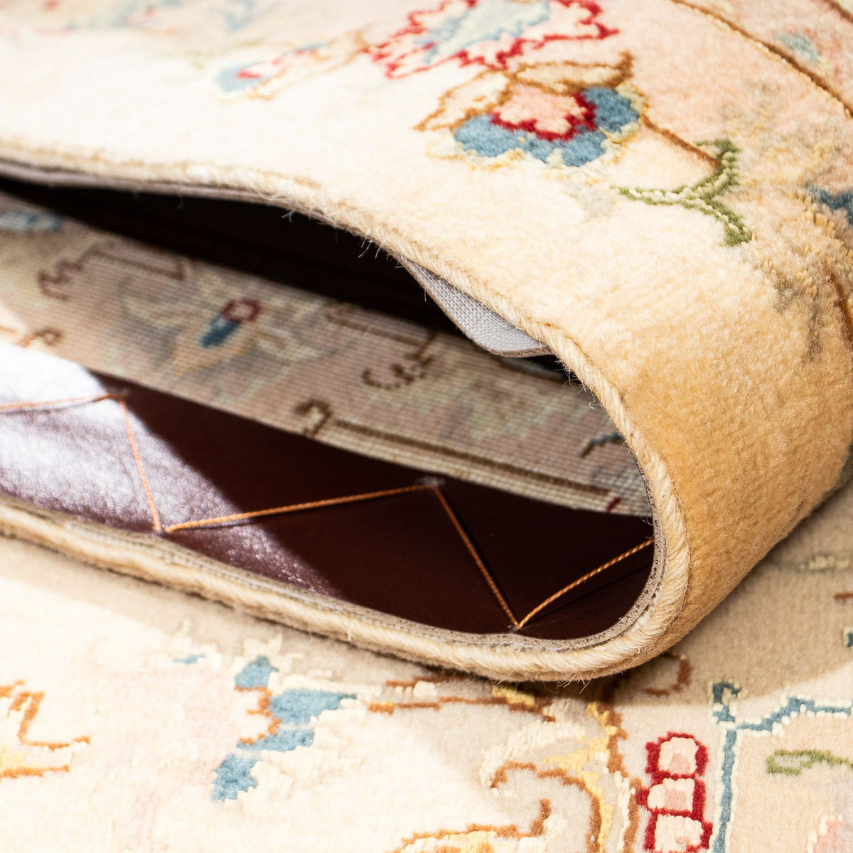 Persisk tæppe - Tabriz - Royal - 200 x 149 cm - lys brun