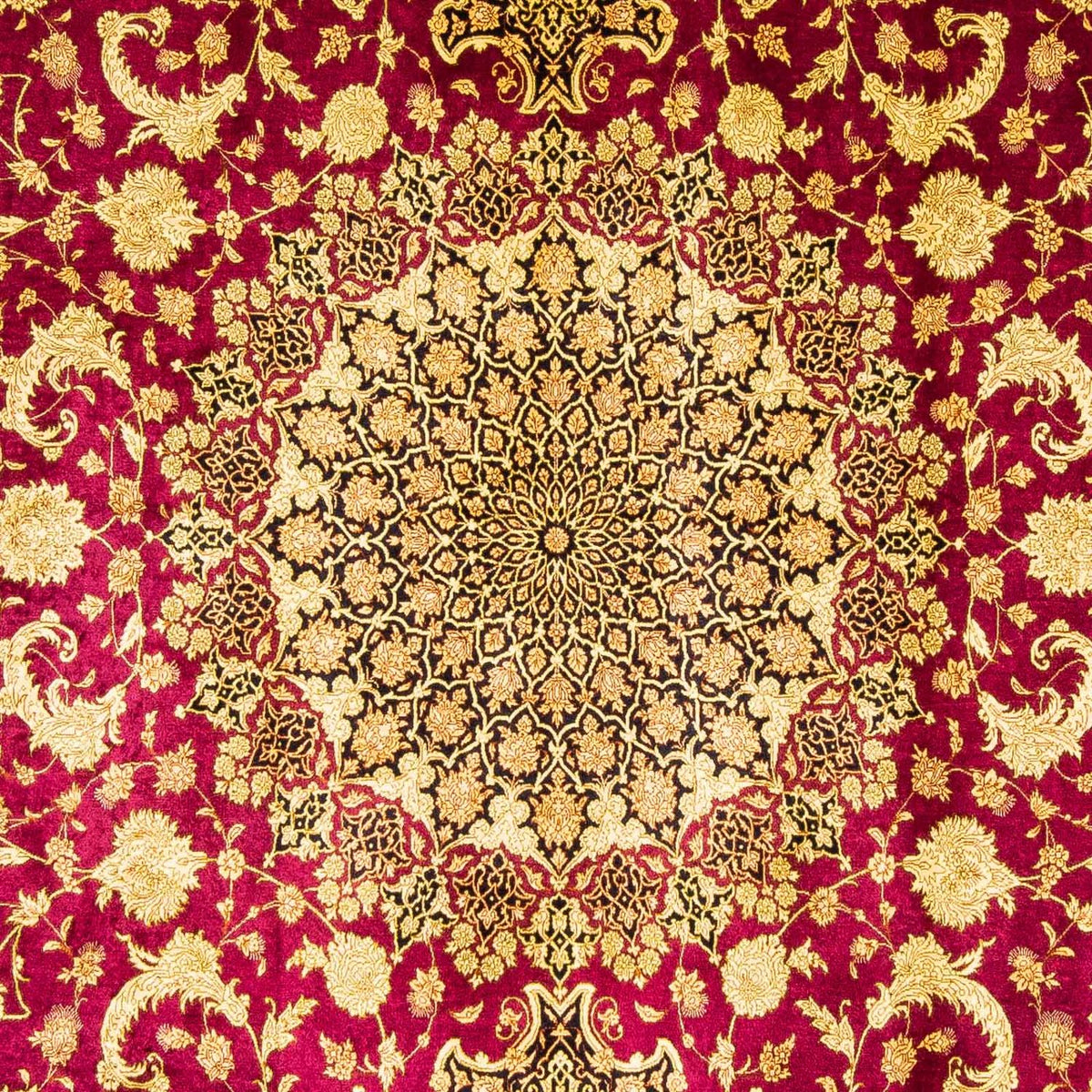 Persisk tæppe - Ghom - 300 x 200 cm - rød