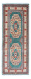 Løber Persisk tæppe - Tabriz - Royal - 187 x 70 cm - turkis