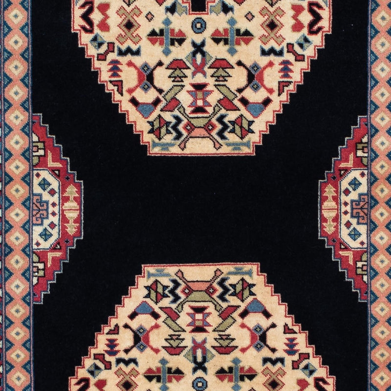 Løber Persisk tæppe - Tabriz - Royal - 188 x 74 cm - mørkeblå