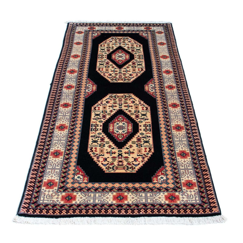 Løber Persisk tæppe - Tabriz - Royal - 188 x 74 cm - mørkeblå