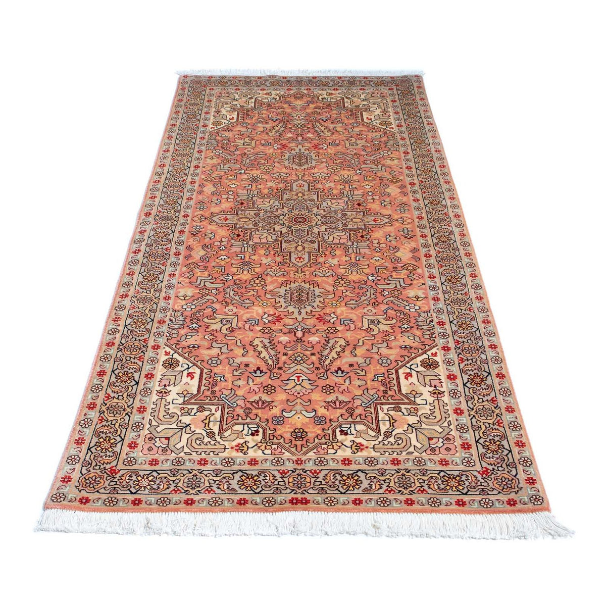 Løber Persisk tæppe - Tabriz - Royal - 206 x 82 cm - flerfarvet