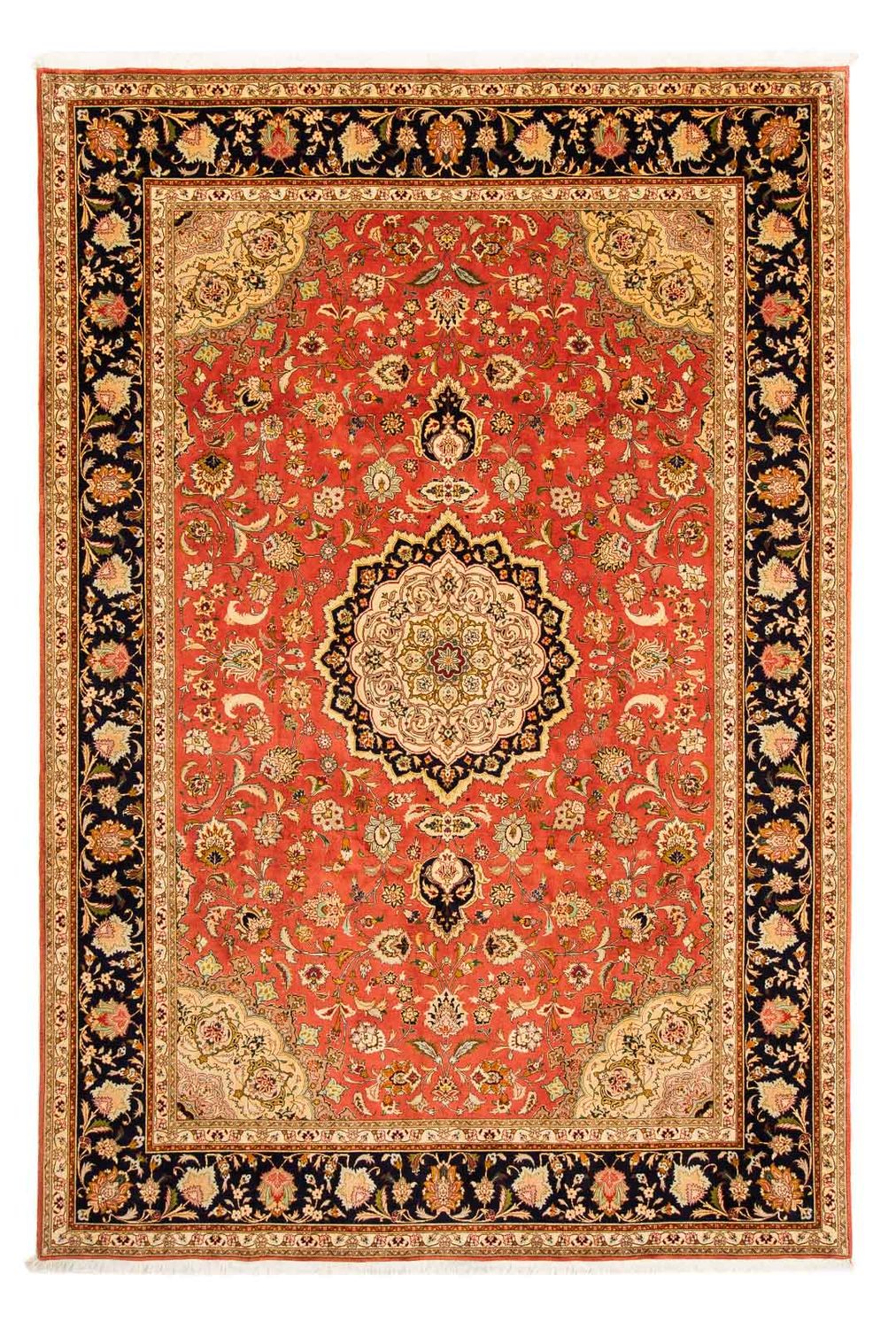 Persisk tæppe - Tabriz - Royal - 295 x 203 cm - rust