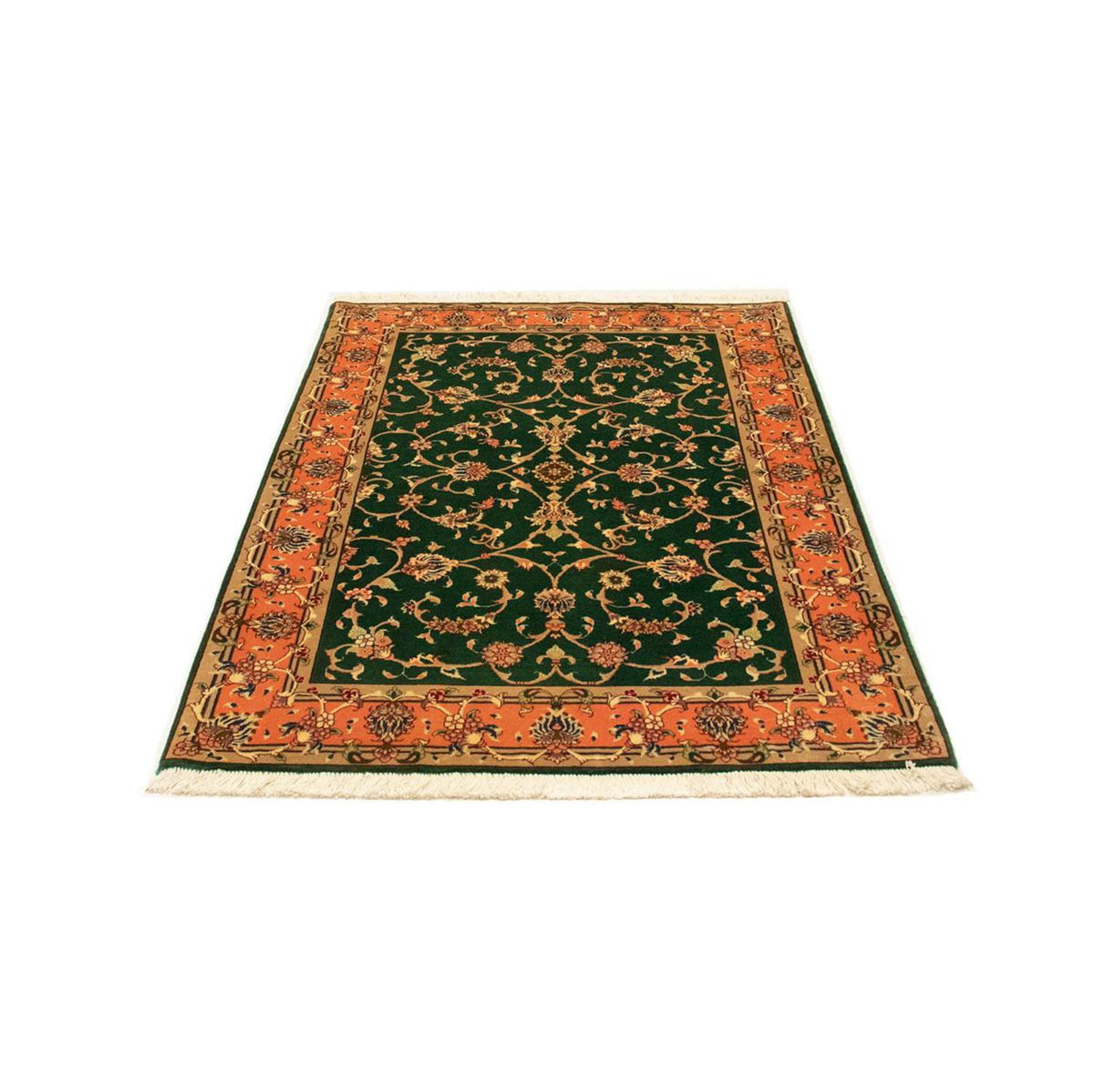 Persisk tæppe - Tabriz - Royal - 148 x 100 cm - grøn