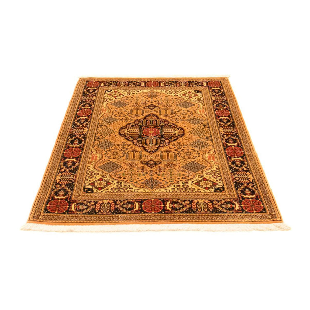 Persisk tæppe - Tabriz - Royal - 142 x 98 cm - guld