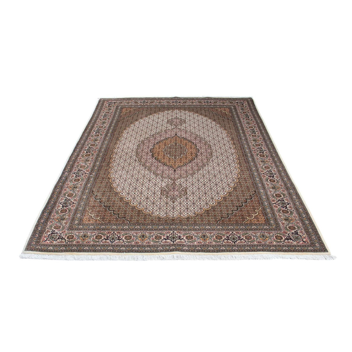 Persisk tæppe - Tabriz - 208 x 150 cm - beige