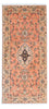 Løber Persisk tæppe - Tabriz - Royal - 165 x 74 cm - lysrød