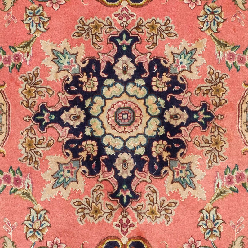 Løber Persisk tæppe - Tabriz - Royal - 198 x 80 cm - lysrød