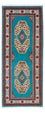 Løber Persisk tæppe - Tabriz - Royal - 190 x 74 cm - blå