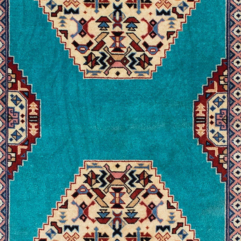 Løber Persisk tæppe - Tabriz - Royal - 190 x 74 cm - blå