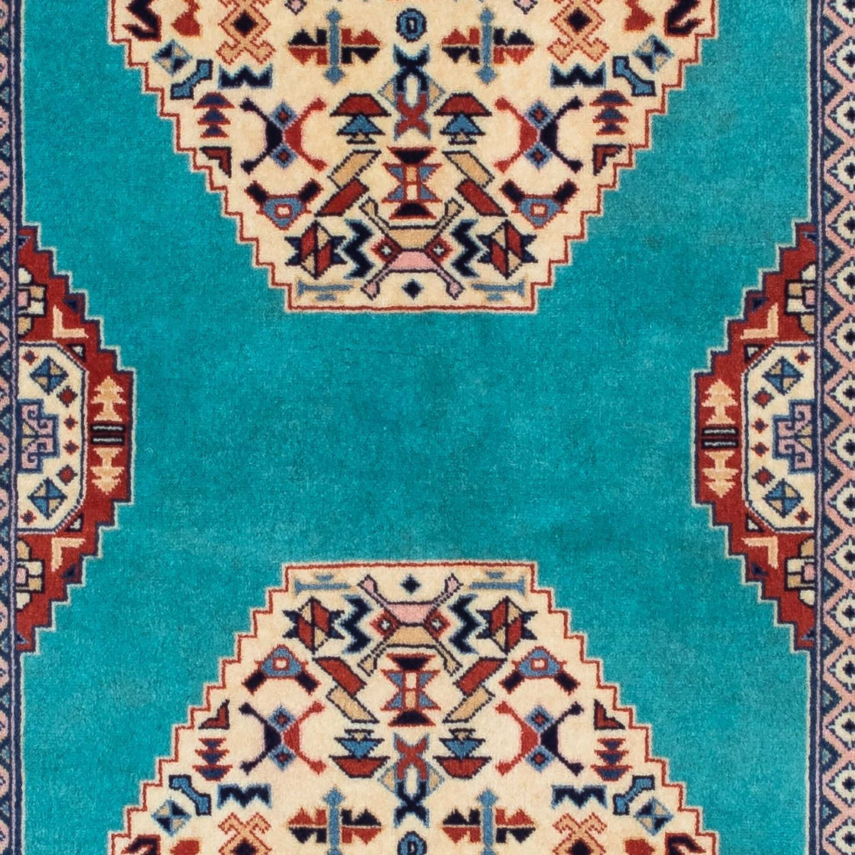 Løber Persisk tæppe - Tabriz - Royal - 180 x 76 cm - blå