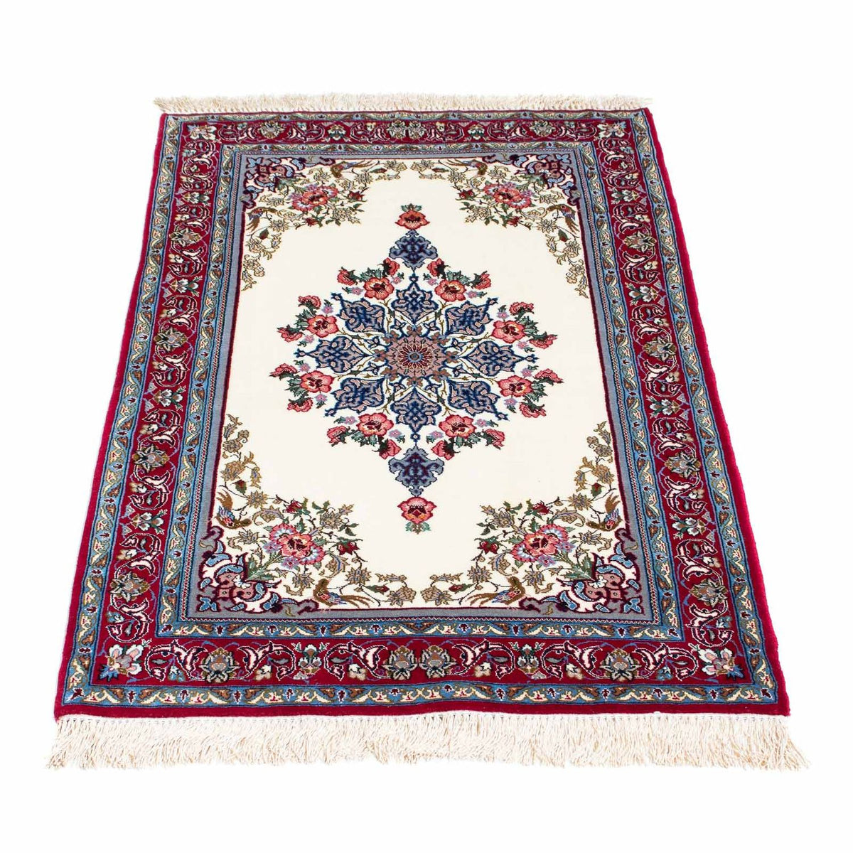 Persisk tæppe - Isfahan - Premium - 120 x 71 cm - beige