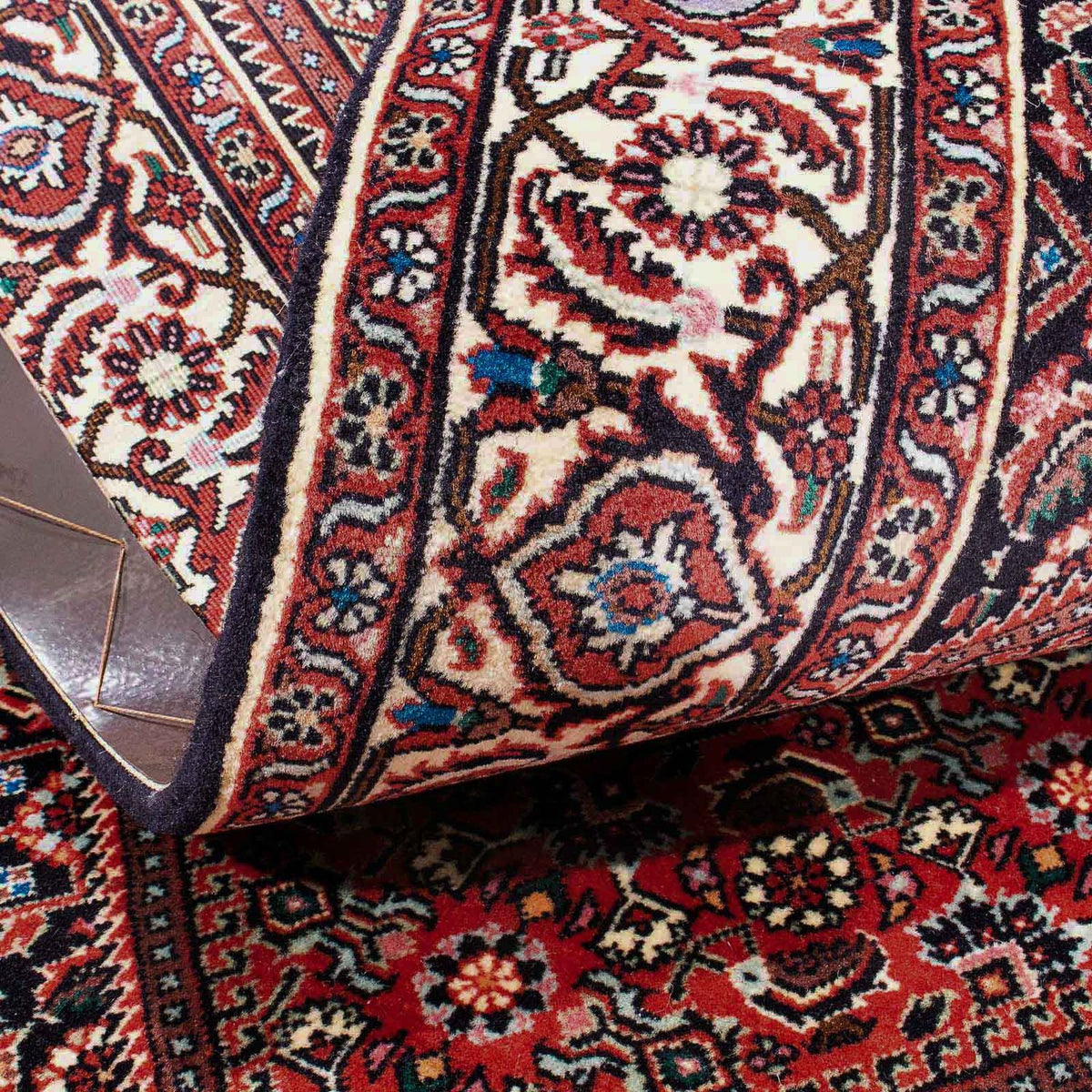 Persisk tæppe - Bijar - 167 x 104 cm - rød