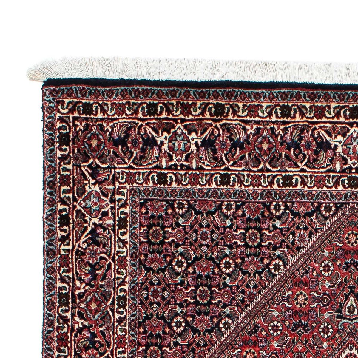 Persisk tæppe - Bijar - 194 x 132 cm - mørkeblå