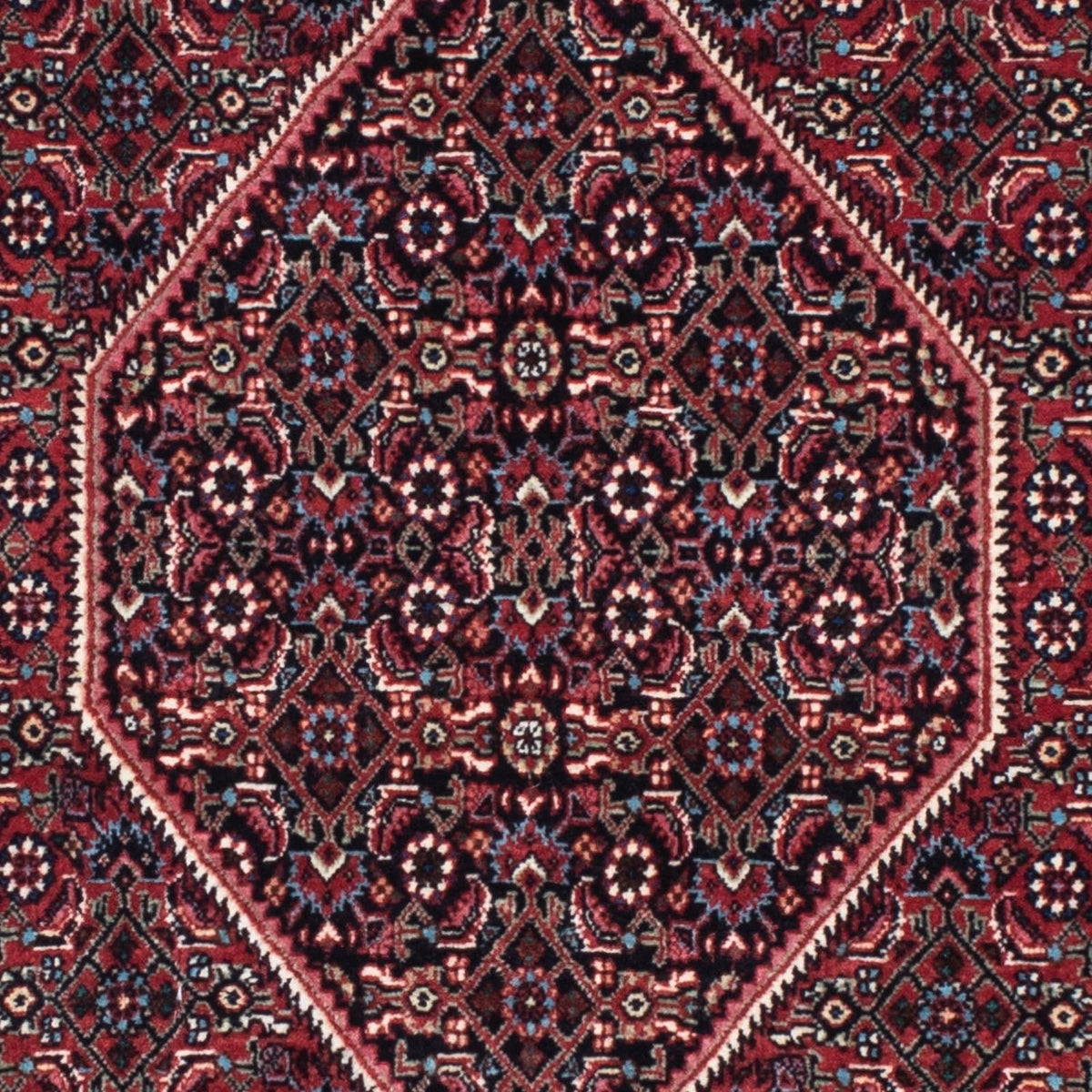 Løber Persisk tæppe - Bijar - 213 x 74 cm - mørkeblå
