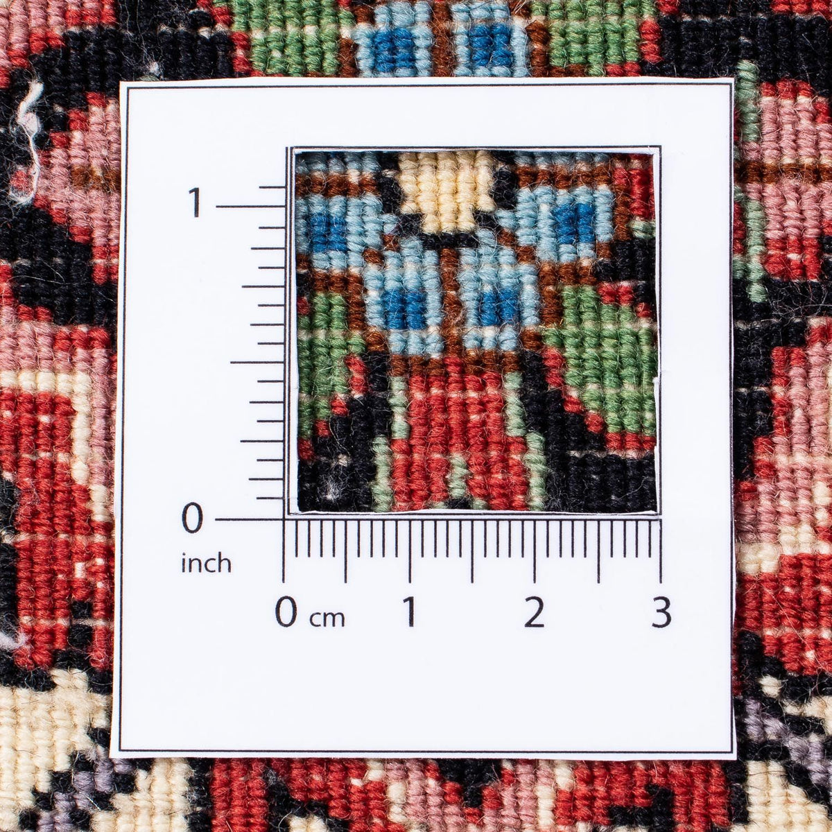 Persisk tæppe - Bijar - 292 x 250 cm - lysrød