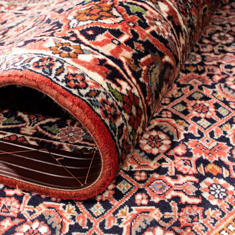 Persisk tæppe - Bijar - 245 x 174 cm - lysrød