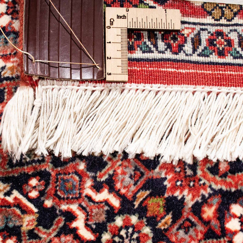 Persisk tæppe - Bijar - 245 x 174 cm - lysrød