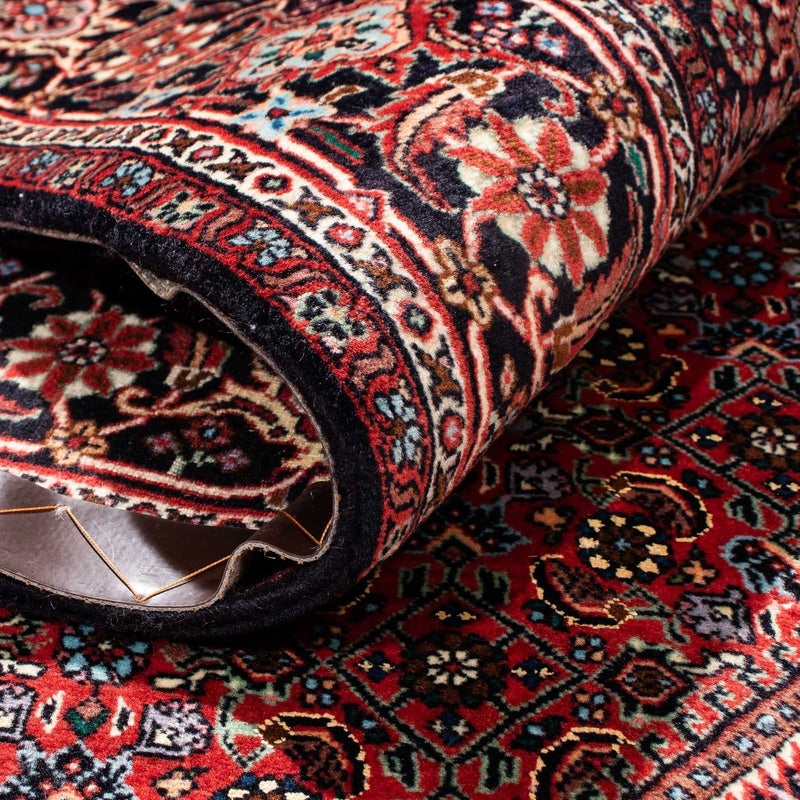 Persisk tæppe - Bijar - 234 x 168 cm - lysrød