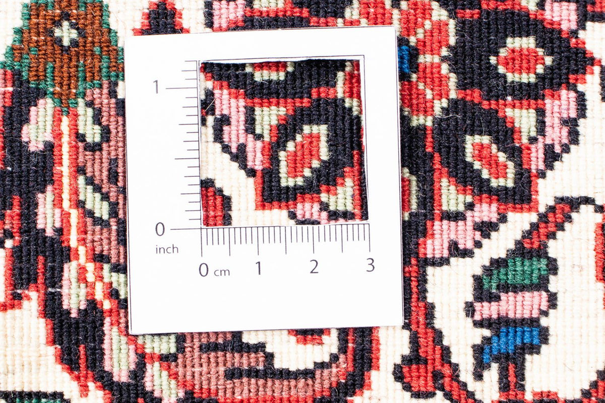 Persisk tæppe - Bijar - 360 x 250 cm - mørkerød